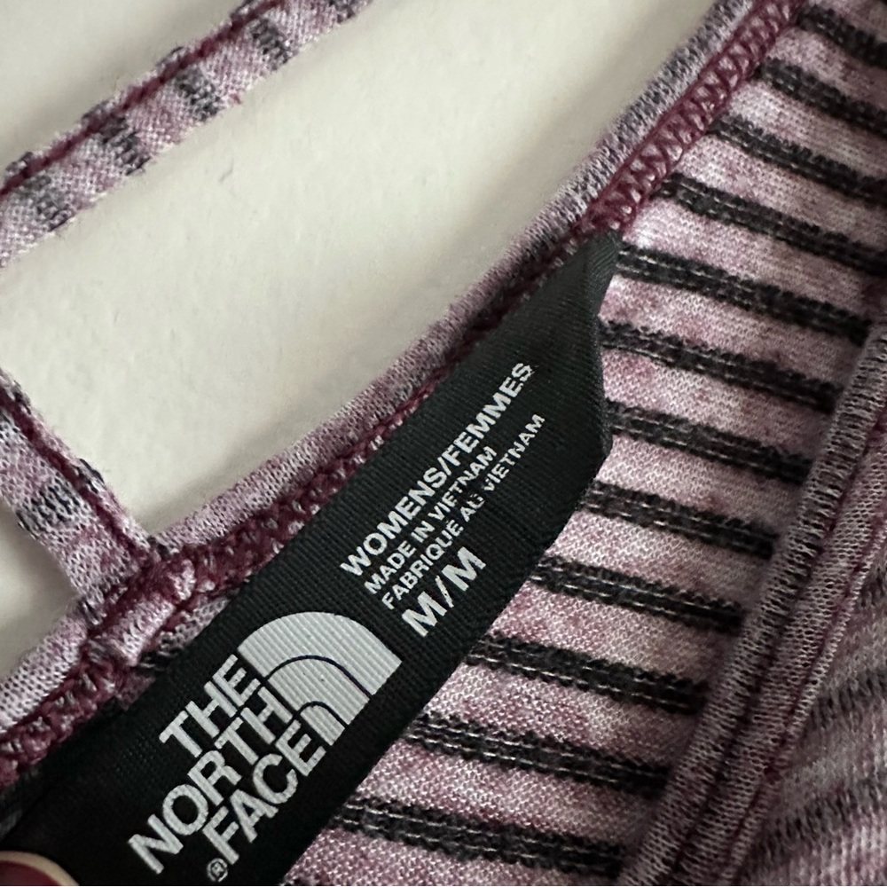 The North Face • Striped Long Sleeve‎ Cross Back Top - Picture 4 of 8